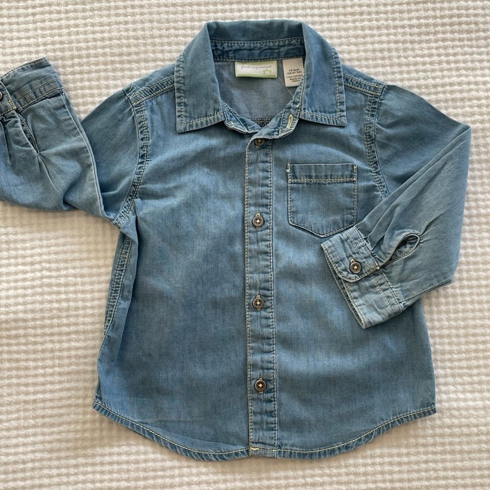 12 mo Denim shirt first impressions